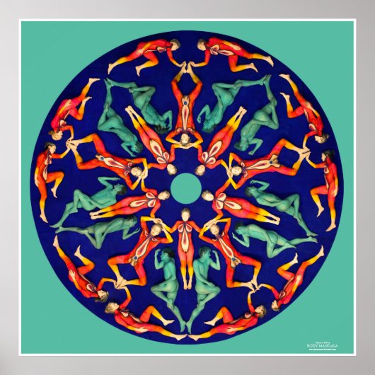 Body Mandala by Johannes Stötter Poster (Vorne)