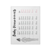 Body Measurement Tracker Notizblock (Rotiert)