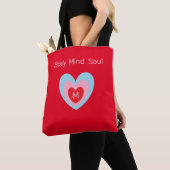 Body Mind Soul Heart on Red Tasche (Von Nahem)