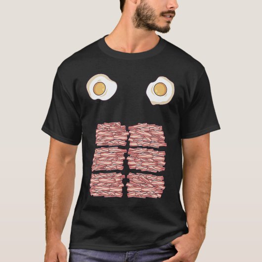 Body of BACON with Eggs  Funny Fitness Keto Diet a T-Shirt (Vorderseite)