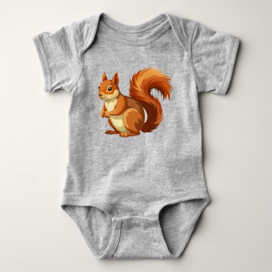 Body Para Bebé Ardilla Silvestre Baby Strampler (Vorderseite)