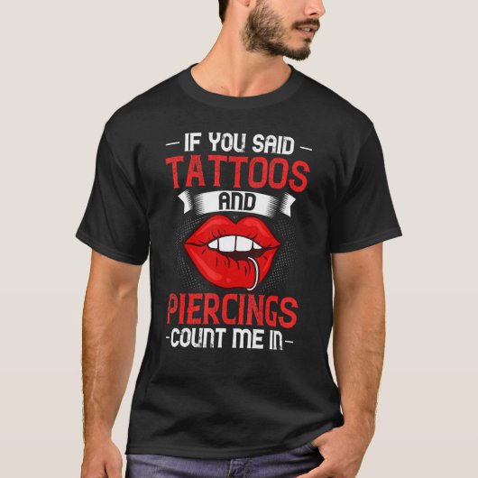 Body Piercing Dermal Implants Nose Ear Lip Modific T-Shirt (Vorderseite)