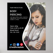 Body PIERCING STUDIO Poster Flyer (Vorne)