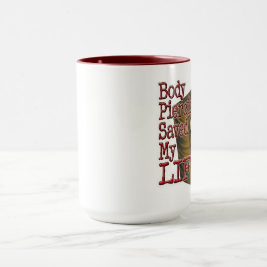 Body Piercing Tasse (Zentrum)
