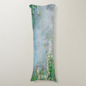 Body Pillow Claude Monet Waterlily Fine Art Seitenschläferkissen (Vorderseite Vertikal)