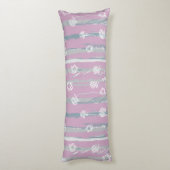 Body Pillow – Gingham Orchard Seitenschläferkissen (Rückseite (Vertikal))