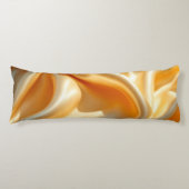 Body Pillow Gold Satin Silber Seitenschläferkissen (Vorderseite)