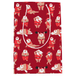 Body Positive Santa Holiday Wrapping Paper Mittlere Geschenktüte