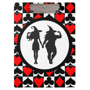 Body Positivity Hexen Valentines Klemmbrett