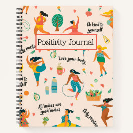 Body Positivity Spiral Notebook Notizblock