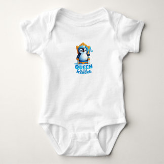 Body reina pingüina baby strampler