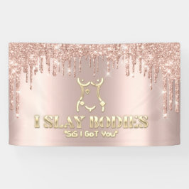 Body Sculpting Beauty Logo Glitzer Gold Logo Busi Banner