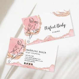 Body Sculpting Contouring Waist Trainer Business Visitenkarte