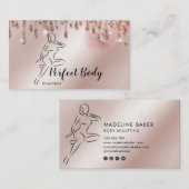 Body Sculpting Contouring Waist Trainer Business Visitenkarte (Vorne/Hinten)