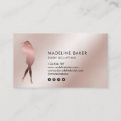 Body Sculpting Fitness Linergie Waist Trainer Busi Visitenkarte (Rückseite)