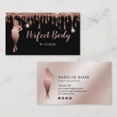 Body Sculpting Fitness Linergie Waist Trainer Visitenkarte (Vorne/Hinten)