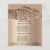 Body Sculpting Gebäude Schönheitssalon QR ROSE Flyer (Hinten)