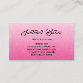 Body Sculpting Schönheitssymbole Massage Wellness- Visitenkarte (Rückseite)