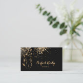 Body Sculpting Wellness Cosmetics Beauty Spa Visitenkarte (Stehend Vorderseite)
