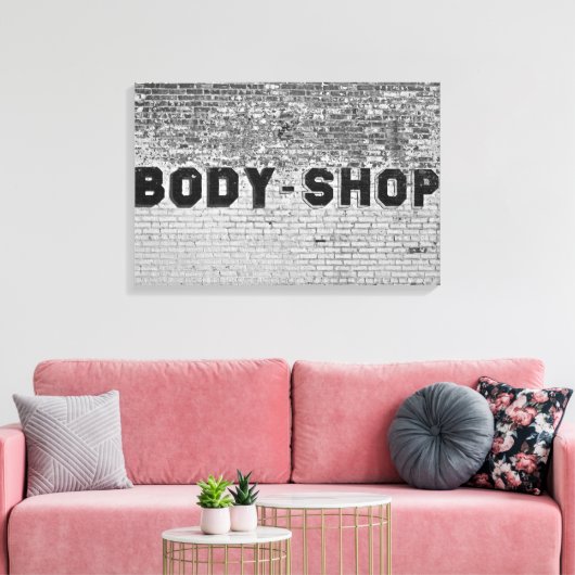 Body Shop Leinwanddruck (Insitu (Wohnzimmer))