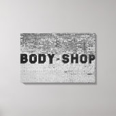Body Shop Leinwanddruck (Vorderseite)