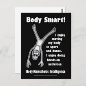 Body Smart - Blank Postkarte (Vorne/Hinten)