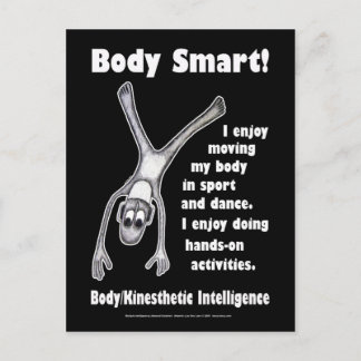 Body Smart - Blank Postkarte