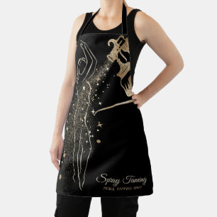 Body Tan Spray Glitzer Sterne Make-up Schürze