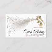 Body Tan Spray Gold Visitenkarte (Vorderseite)