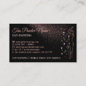 Body Tan Spray Rose Gold Visitenkarte (Rückseite)