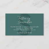 Body Tattoo Art Aftercare Instructions Visitenkarte (Vorderseite)