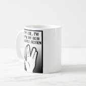 Body to Science Fiction Funny Mug Kaffeetasse (Vorderseite Links)