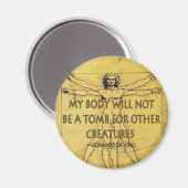 Body Tomb Magnet (Vorderseite/Rückseite)