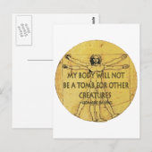 Body Tomb Postkarte (Vorne/Hinten)