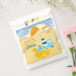 Bodyboard Junge Spaß Strand Geburtstagsparty Geschenktütchen