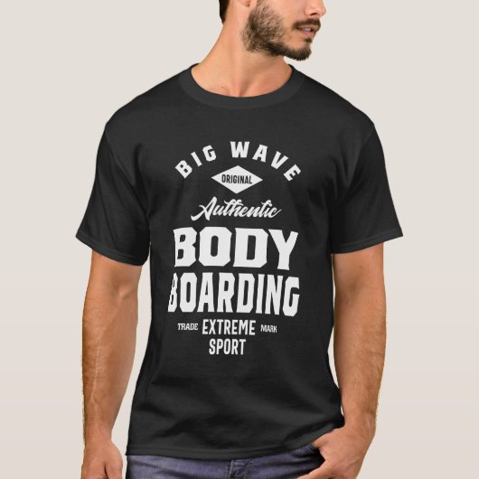 Bodyboarding Extreme Sport T-Shirt (Vorderseite)