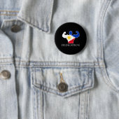 Bodybuilde der philippinischen Flagge Button (Beispiel)