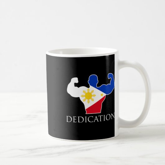 Bodybuilde der philippinischen Flagge Kaffeetasse (Rechts)