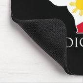 Bodybuilde der philippinischen Flagge Mousepad (Ecke)