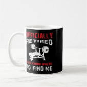 Bodybuilder Altersvorsorge Geschenk Ermüdete Bodyb Kaffeetasse (Links)