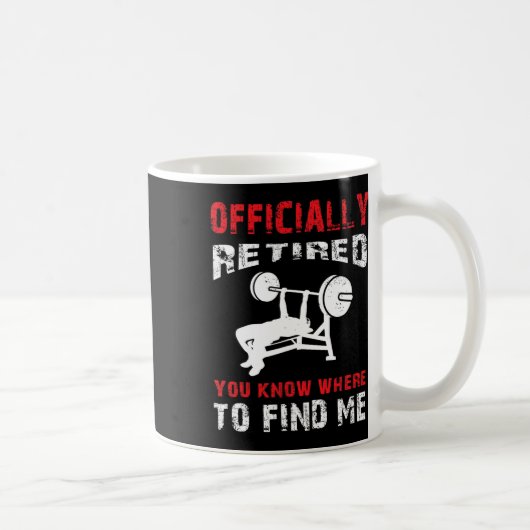 Bodybuilder Altersvorsorge Geschenk Ermüdete Bodyb Kaffeetasse (Rechts)