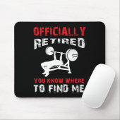 Bodybuilder Altersvorsorge Geschenk Ermüdete Bodyb Mousepad (Mit Mouse)