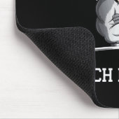 Bodybuilder Dog Lover Gym Wear Fitness Workout Bod Mousepad (Ecke)
