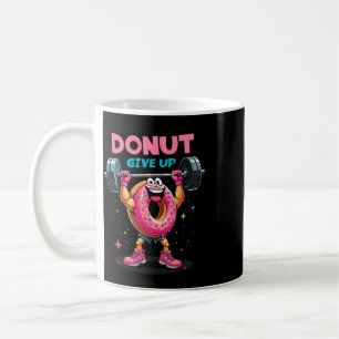 Bodybuilder-Donut-Gib-Nicht-Auf-Humor-Gym-Workout- Kaffeetasse
