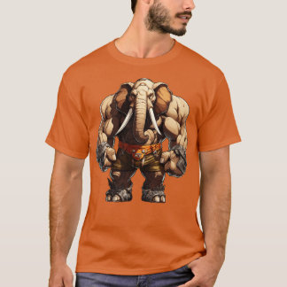 Bodybuilder Elephant 1 T-Shirt