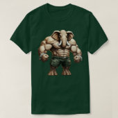 Bodybuilder Elephant 2 T-Shirt (Design vorne)