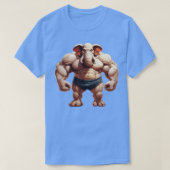 Bodybuilder Elephant 3 T-Shirt (Design vorne)
