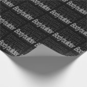 Bodybuilder Extraordinaire Geschenkpapier (Ecke)