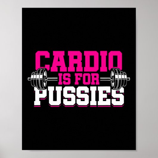 Bodybuilder Gewichtheber Poster (Vorne)
