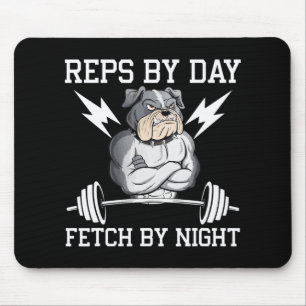 Bodybuilder Hunde Liebhaber Gym Kleidung Fitness T Mousepad
